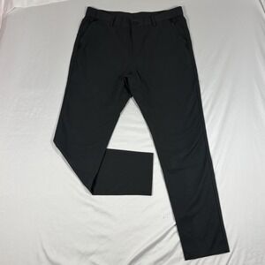 Jack Archer Pants Mens 34x32 (Fits 34x31) Black Slim Fit Chino Tapered Stretch